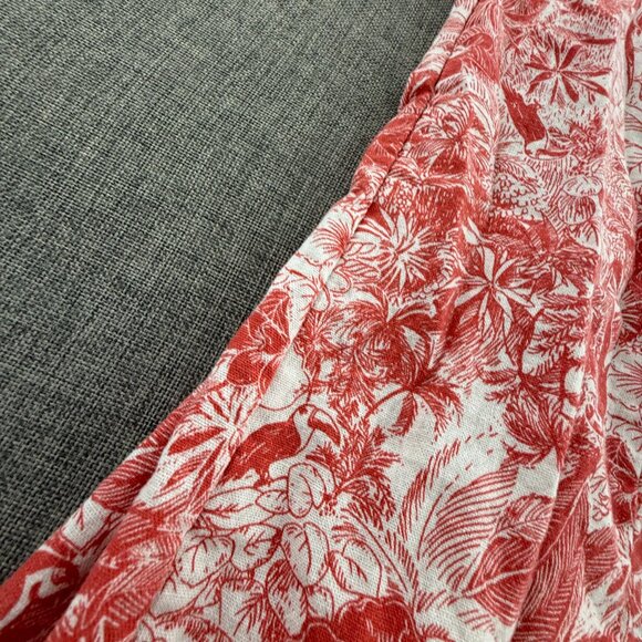 Old Navy Maxi Dress Linen Blend Sleeveless Square‎ Neck Side Slit Medium - Picture 7 of 12